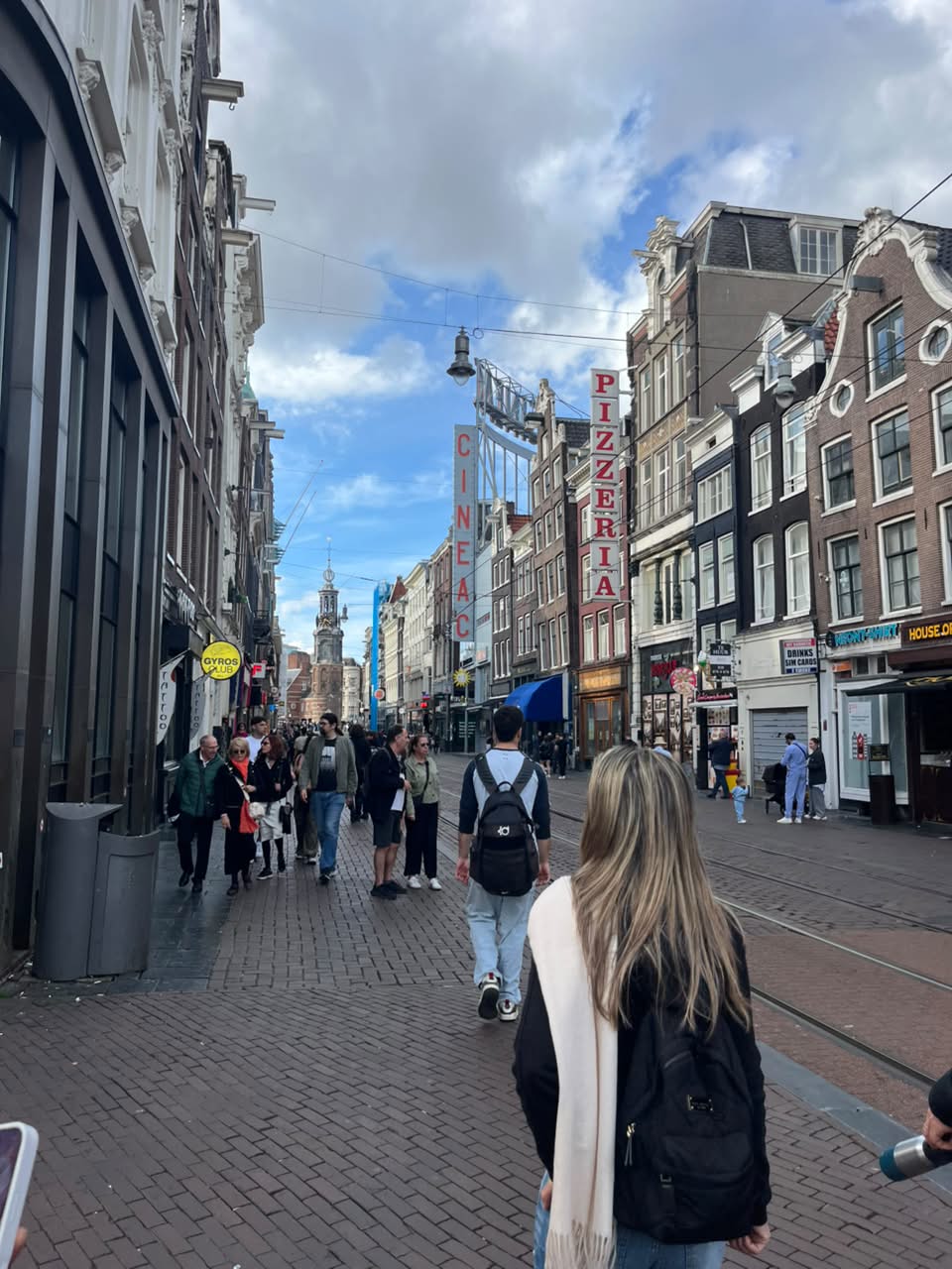 Walking through the streets of Amsterdam