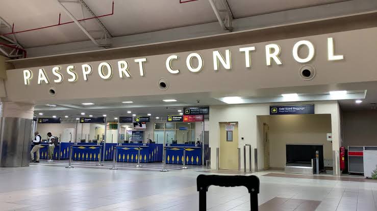 Passport Control at JKIA Nairobi
