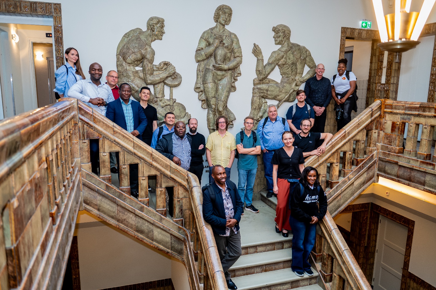 TEMBO partners posing at the Royal Delft Museum