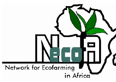 Network for Ecofarming in Africa logo - Collines Communications Concept client